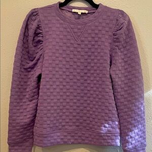 Karlie Purple Textured Women's Top